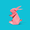 Original pink rabbit catalog artwork from the supplied installer