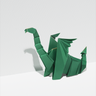 Original green dragon catalog artwork from the supplied installer
